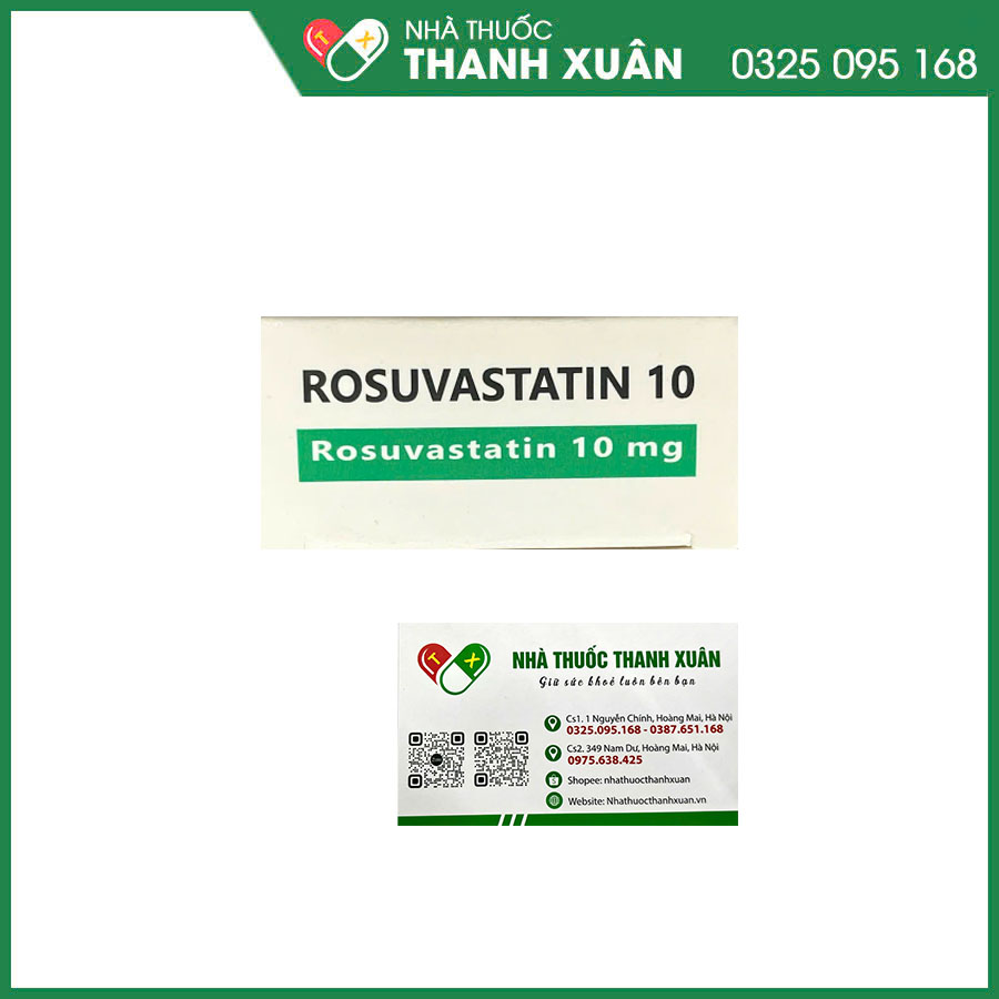 Rosuvastatin 10 thuốc điều trị rối loạn mỡ máu